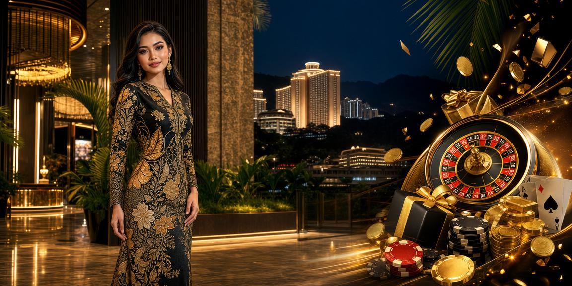 Suasana permainan kasino batik di Genting Highlands Malaysia