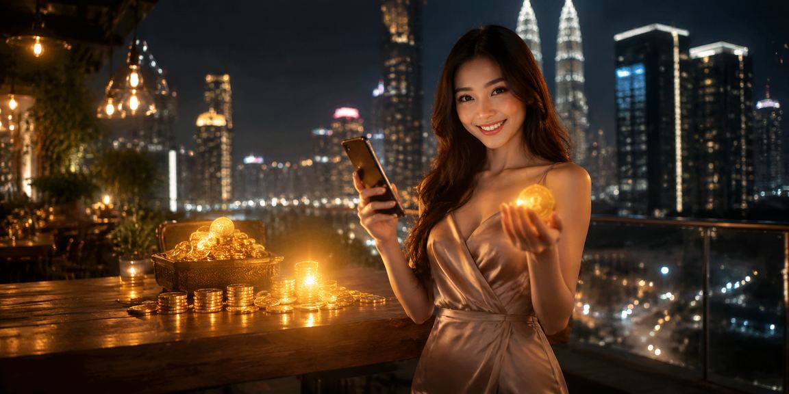 Pemain di Petaling Jaya menggunakan telefon mudah alih untuk mengakses kasino dalam talian 918kisser